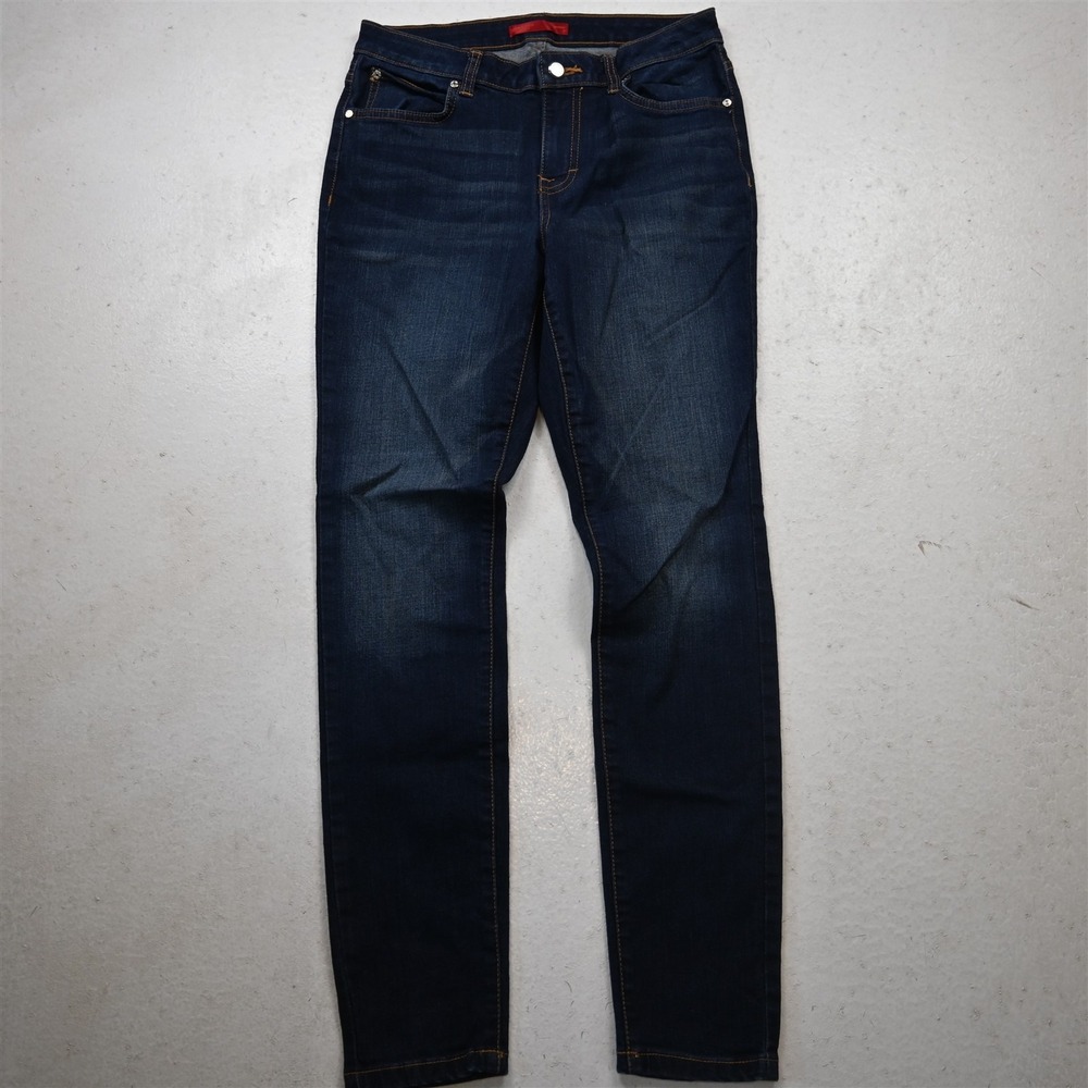 Jennifer Lopez 8 Mid Rise Skinny Rinse Stretch Denim Womens Jeans